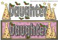 Buttons Christmas Trees Daughter Large Dl 3