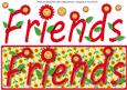 Friends with Flowers Large Dl 4
