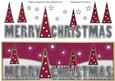 Merry Christmas with Trees Large Dl
