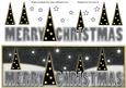 Merry Christmas with Trees Large Dl 2