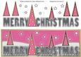 Merry Christmas with Trees Large Dl 5