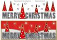 Merry Christmas with Trees Large Dl 3