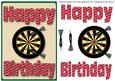 Happy Birthday Dartboard