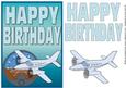 Happy Birthday with Plane 2