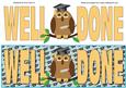 Graduation Owl Large Dl (blue)