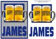 Happy Birthday James (blue)