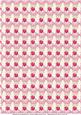 Valentine's Cupcakes Backing Paper (misty Rose)