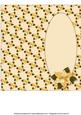Cream Poinsettia Insert for Dl Cut and Fold (cream)