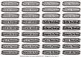 Spanish Christmas - New Year Tags (silver)