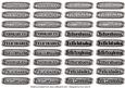 Spanish Greeting Tags (castellano) Silver