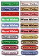 Warm Wishes Tags
