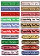 Especially for You Tags