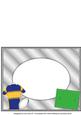 Rugby Fan Blue and Yellow Insert