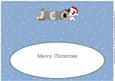 Patch the Dog Christmas Jack Large Dl Insert