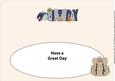 Camping Birthday Large Dl Insert