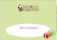 Santa Christmas Large Dl Insert