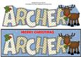 Rudolf the Red Nose Reindeer Archer Large Dl
