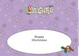 Christmas Girl Daughter Large Dl Insert