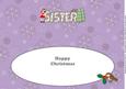 Christmas Girl Sister Large Dl Insert