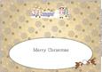 Christmas Girl Building Snowman Large Dl Insert