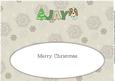 Kosmo the Dog Christmas Jay Large Dl Insert