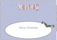 Christmas Girl Large Dl Insert