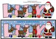 Santa and His Reindeers Lily Large Dl