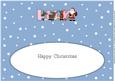 Santa and His Reindeers Lily Large Dl Insert