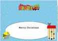 Christmas Fire Engine Ronnie Large Dl Insert