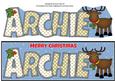 Rudolf the Red Nose Reindeer Archie Large Dl