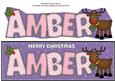 Rudolf the Red Nose Reindeer Amber Large Dl