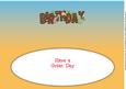 Dinosaurs Birthday Large Dl Insert