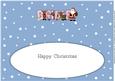 Santa and His Reindeers Bridie Large Dl Insert