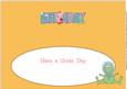 Funny Dinosaurs Birthday Large Dl Insert