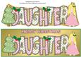 Christmas Little Princess Daughter Large Dl