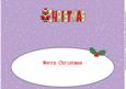 Christmas Owl Large Dl Insert