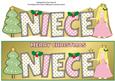 Christmas Little Princess Niece Large Dl