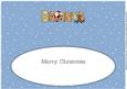 Santa & Rudolf Bronya Large Dl Insert