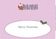 Santa with Rudolf Aaliyah Large Dl Insert
