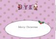 Santa and Rudolf with Presents Jaycee Large Dl Insert
