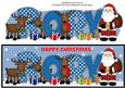 Santa and His Reindeers Rory Large Dl