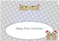 1st Christmas Teddies Mia-lily Large Dl Insert