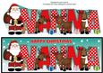Santa and His Reindeers Nanna Large Dl