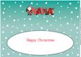 Santa and His Reindeers Nana Large Dl Insert
