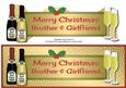 Christmas Champagne Brother & Girlfriend Large Dl