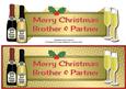 Christmas Champagne Brother & Partner Large Dl