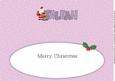 Santa with Rudolf Taleah Large Dl Insert