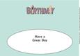 Teenage Girls Birthday Large Dl Insert