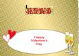 Valentines Hearts and Bubbly Husband Large Dl Insert