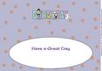 Space Girl and Dog Birthday Large Dl Insert